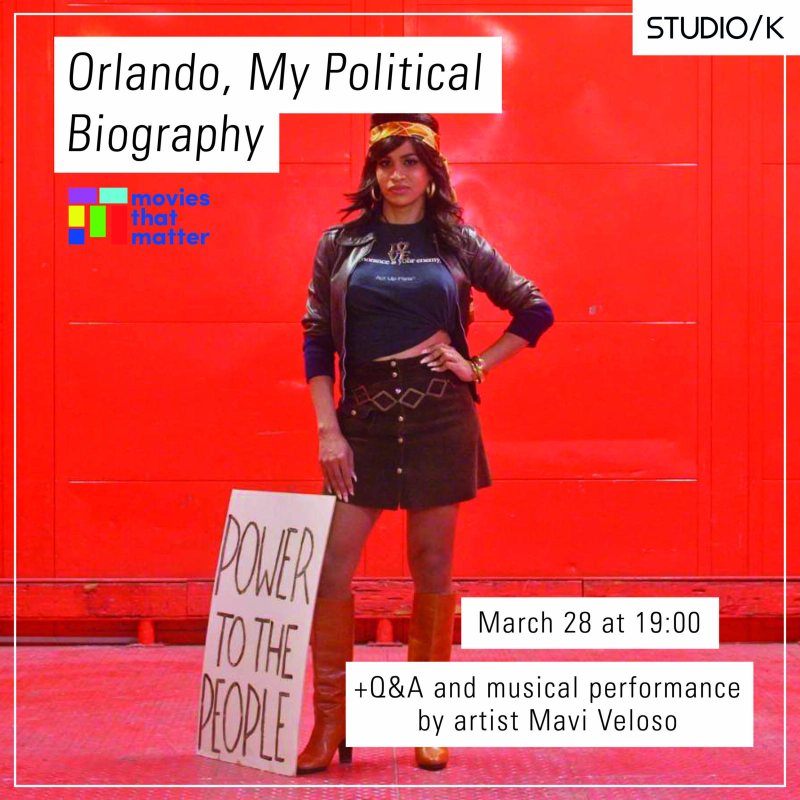 Movies that Matter: Orlando, My Political Biography (2023) + musical performance