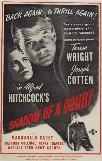 Shadow of a Doubt (1943) • SHADOWS OF DR. CALIGARI