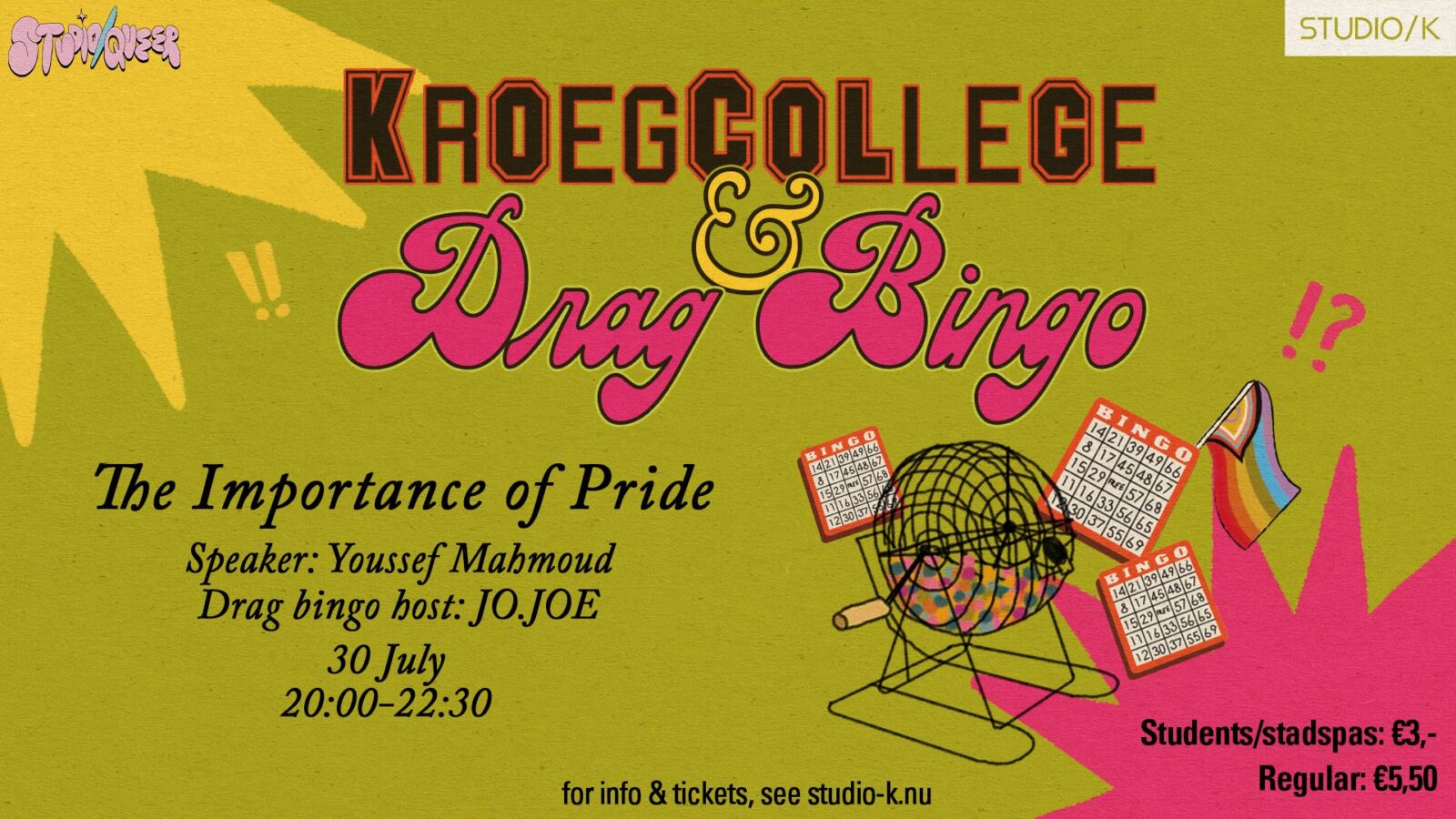 Kroegcollege & Drag Bingo